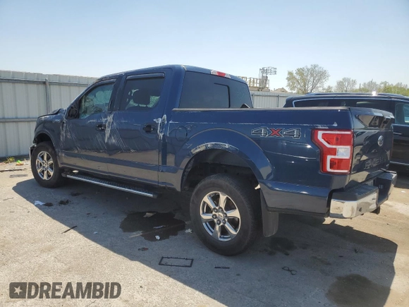 2018 Ford F-150 XL with VIN 1FTEW1EP4JKE23198, listed as a Copart auction lot 53679055 with 121,851 mi miles and Salvage title. Bid and sale history available at DreamBid. Image 2.