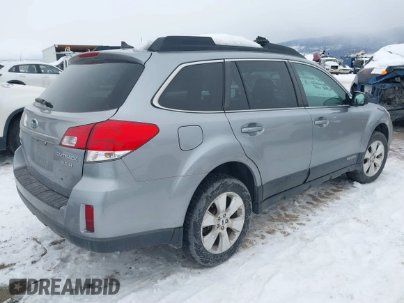 2011 Subaru Outback 3.6R Limited with VIN 4S4BRDJC8B2424463, listed as a IAAI auction lot 41358414 with 164,533 mi miles. Bid and sale history available at carsss.com. Image 4.