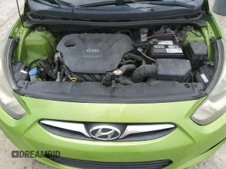 2013 Hyundai Accent GS with VIN KMHCT5AE6DU083617, listed as a Copart auction lot 58719915 with 157,502 mi miles and Clean title. Bid and sale history available at DreamBid. Image 11.