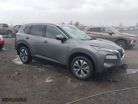 2021 Nissan Rogue SV with VIN 5N1AT3BA9MC719010, listed as a IAAI auction lot 41797110 with 40,303 mi miles. Bid and sale history available at carsss.com. Image 1.
