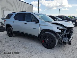 2022 Chevrolet Traverse Premier with VIN 1GNERKKW5NJ120765, listed as a Copart auction lot 72594954 with 35,055 mi miles and Salvage Title. Bid and sale history available at carsss.com. Image 4.