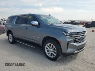 2022 Chevrolet Suburban Premier with VIN 1GNSCFKD6NR158050, listed as a Copart auction lot 72939134 with 48,458 mi miles and Salvage title. Bid and sale history available at DreamBid. Image 4.