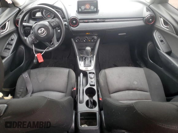 2017 Mazda CX-3 Sport with VIN JM1DKDB7XH0154076, listed as a Copart auction lot 86657104 with 87,655 mi miles and Salvage Title. Bid and sale history available at carsss.com. Image 8.