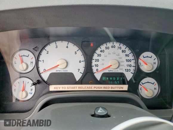 2007 Dodge 1500 SLT с VIN 1D7HA18P37S257343, выставлен на аукционе Copart как лот 56957925 с пробегом 88 157 миль миль и Чистый • Clean title. История ставок и продаж доступна на DreamBid. Изображение 9.