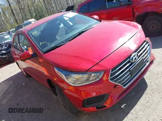 2019 Hyundai Accent SE with VIN 3KPC24A31KE077073, listed as a IAAI auction lot 42048683 with 107,428 mi miles. Bid and sale history available at carsss.com. Image 1.