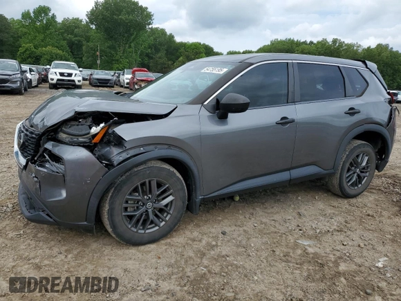 2021 Nissan Rogue S with VIN 5N1AT3AA2MC847641, listed as a Copart auction lot 54755195 with 62,121 mi miles and Salvage title. Bid and sale history available at DreamBid. Image 1.