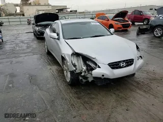 2010 Hyundai Genesis Coupe Premium with VIN KMHHT6KD1AU005307, listed as a Copart auction lot 43138695 with 150,061 mi miles and Salvage Title. Bid and sale history available at carsss.com. Image 11.