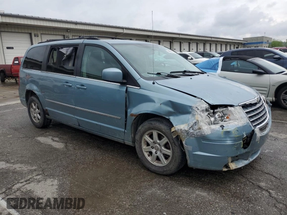 2010 Chrysler Town & Country Touring with VIN 2A4RR5D19AR170145, listed as a Copart auction lot 54665135 with 184,351 mi miles and Salvage Title. Bid and sale history available at DreamBid. Image 4.