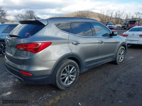 2014 Hyundai Santa Fe Sport with VIN 5XYZUDLAXEG176370, listed as a IAAI auction lot 41667558 with 105,083 mi miles. Bid and sale history available at carsss.com. Image 4.