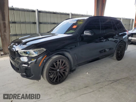 2022 BMW X5 xDrive40i with VIN 5UXCR6C0XN9M08766, listed as a Copart auction lot 51987215 with 30,997 mi miles and Salvage Title. Bid and sale history available at DreamBid. Image 1.