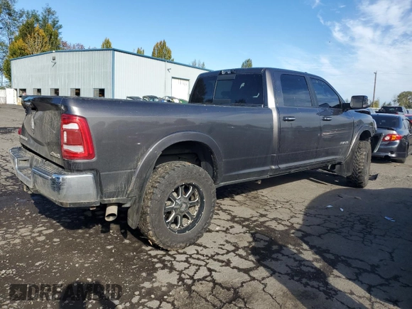 2020 Ram 3500 Laramie with VIN 3C63R3JL3LG240972, listed as a Copart auction lot 77382524 with 99,918 mi miles and Salvage Title. Bid and sale history available at carsss.com. Image 3.