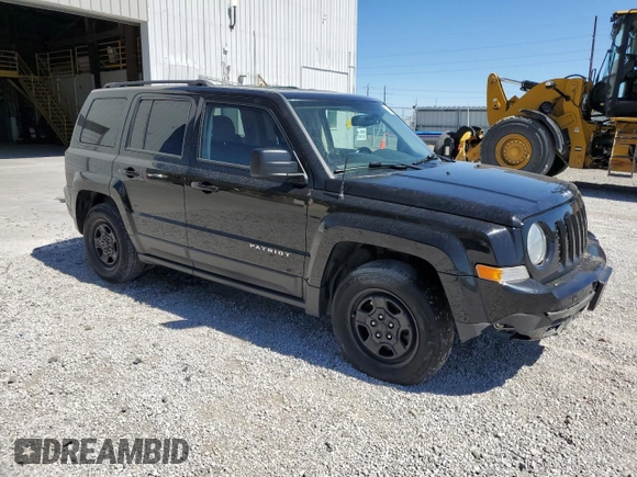 2015 Jeep Patriot Latitude with VIN 1C4NJPFB3FD377959, listed as a Copart auction lot 57914755 with 106,704 mi miles and Salvage title. Bid and sale history available at DreamBid. Image 4.
