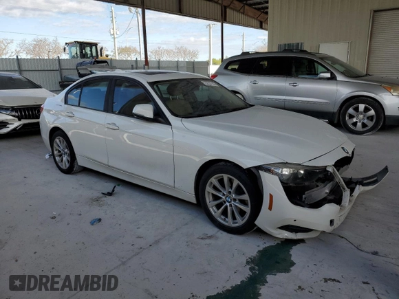 2017 BMW 3 Series 320i with VIN WBA8E1G5XHNU13227, listed as a Copart auction lot 52637135 with 97,458 mi miles and Salvage Title. Bid and sale history available at carsss.com. Image 4.