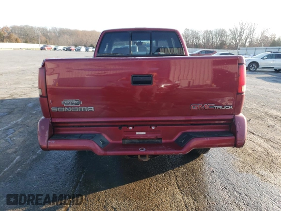 1997 GMC Sonoma SLS with VIN 1GTCT19W4V8511575, listed as a Copart auction lot 83266234 with 216,939 mi miles and Salvage Title. Bid and sale history available at carsss.com. Image 6.