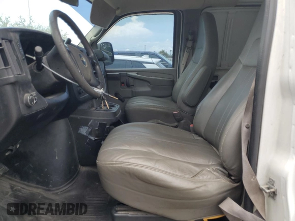 2013 Chevrolet Express Cargo with VIN 1GCSGAFX8D1119655, listed as a Copart auction lot 65659025 with 81,670 mi miles and Salvage title. Bid and sale history available at DreamBid. Image 7.