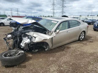 2012 Lexus LS 460 L with VIN JTHGL5EF1C5046393, listed as a Copart auction lot 62698705 with 122,295 mi miles and Salvage title. Bid and sale history available at DreamBid. Image 1.