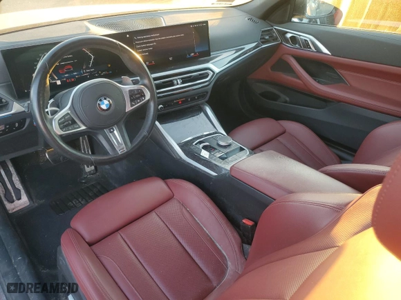 2024 BMW 4 Series M440i xDrive with VIN WBA63AT03RCP44025, listed as a Copart auction lot 88170555 with 9,468 mi miles and Salvage Title. Bid and sale history available at carsss.com. Image 8.