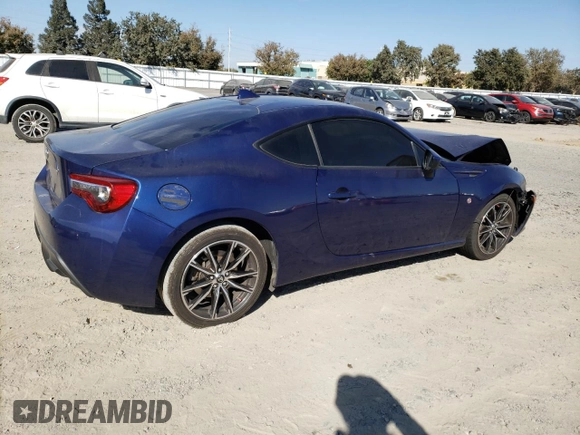 2017 Toyota 86 with VIN JF1ZNAA17H8708822, listed as a Copart auction lot 74985344 with 71,808 mi miles and Salvage Title. Bid and sale history available at carsss.com. Image 3.