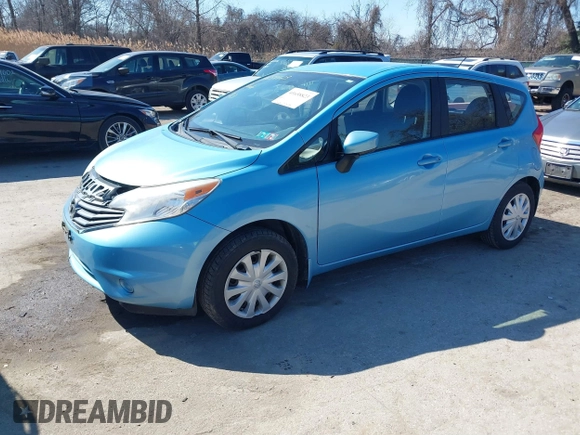 2015 Nissan Note SV with VIN 3N1CE2CP0FL398568, listed as a IAAI auction lot 41658823 with 77,863 mi miles and . Bid and sale history available at DreamBid. Image 2.