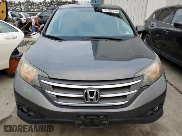 2013 Honda CR-V EX with VIN 2HKRM4H52DH641615, listed as a Copart auction lot 82585154 with 132,056 mi miles and Salvage Title. Bid and sale history available at DreamBid. Image 5.