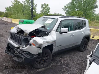 2018 Jeep Renegade Latitude with VIN ZACCJBBB0JPH13481, listed as a IAAI auction lot 42212993 with 76,914 mi miles and . Bid and sale history available at DreamBid. Image 13.