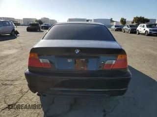 2001 BMW 3 Series 330Ci with VIN WBABN53421JU30014, listed as a Copart auction lot 46181895 with 238,938 mi miles and Salvage Title. Bid and sale history available at carsss.com. Image 6.