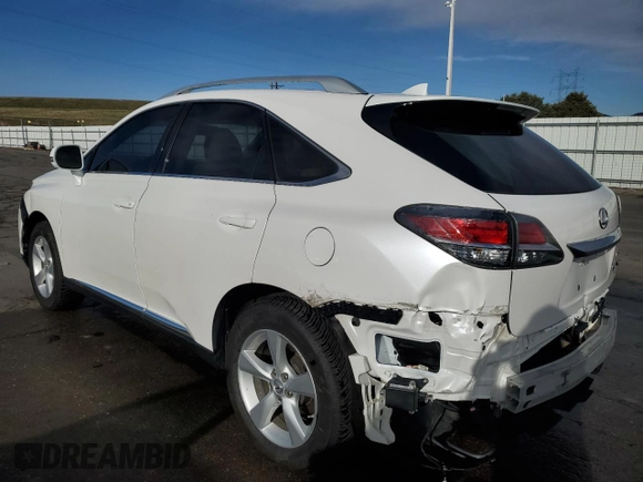 2015 Lexus RX 350 with VIN 2T2BK1BA0FC323361, listed as a Copart auction lot 51182555 with 81,789 mi miles and Salvage Title. Bid and sale history available at DreamBid. Image 2.