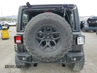 2022 Jeep Wrangler Unlimited Sport with VIN 1C4HJXDG6NW133687, listed as a Copart auction lot 46189285 with 15,083 mi miles and Salvage Title. Bid and sale history available at DreamBid. Image 6.