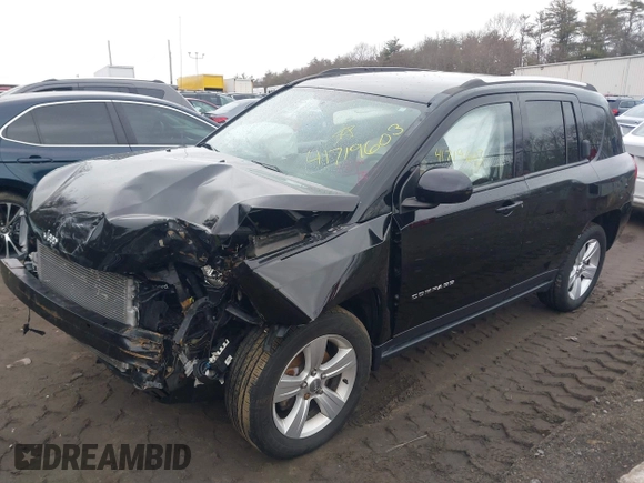 2015 Jeep Compass Latitude with VIN 1C4NJDEB3FD105704, listed as a IAAI auction lot 41719603 with 106,904 mi miles. Bid and sale history available at carsss.com. Image 17.