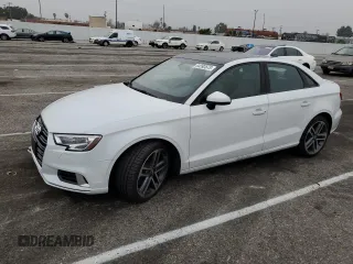 2018 Audi A3 Sedan Premium with VIN WAUAUGFF8J1092397, listed as a Copart auction lot 44392573 with 20,309 mi miles. Bid and sale history available at carsss.com. Image 1.