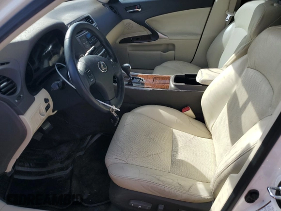 2010 Lexus IS 250 with VIN JTHBF5C20A2096136, listed as a Copart auction lot 44631955 with 118,006 mi miles and Salvage Title. Bid and sale history available at carsss.com. Image 7.