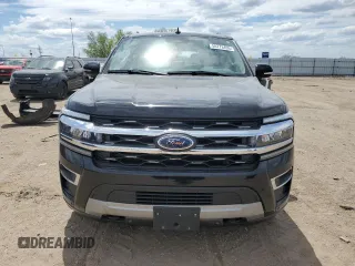 2023 Ford Expedition Max Limited с VIN 1FMJK2A82PEA63950, выставлен на аукционе Copart как лот 55773495 с пробегом 33 588 миль миль и Списание • Salvage title. История ставок и продаж доступна на DreamBid. Изображение 5.