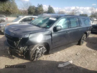 2022 Chevrolet Suburban RST with VIN 1GNSKEKD4NR303096, listed as a Copart auction lot 78993463 with 13,860 mi miles and Salvage title. Bid and sale history available at DreamBid. Image 1.