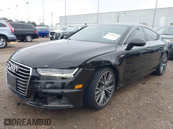 2016 Audi A7 3.0 Premium Plus with VIN WAUWGAFCXGN075389, listed as a IAAI auction lot 41285994 with 83,032 mi miles. Bid and sale history available at carsss.com. Image 17.