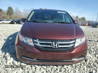 2016 Honda Odyssey EX-L with VIN 5FNRL5H65GB019868, listed as a Copart auction lot 46218155 with 150,714 mi miles and Salvage Title. Bid and sale history available at DreamBid. Image 5.