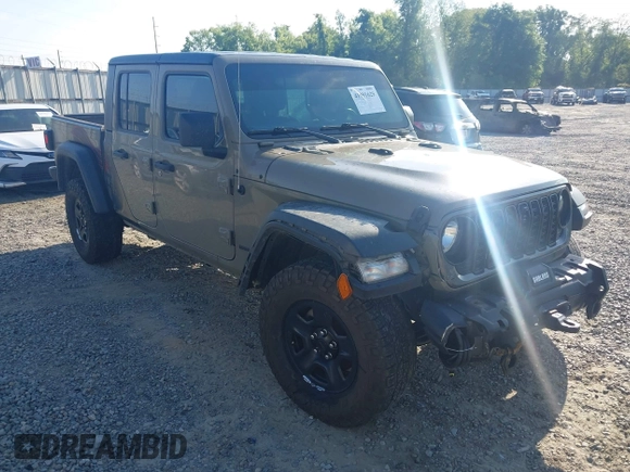 2020 Jeep Gladiator Sport S with VIN 1C6HJTAG0LL216406, listed as a IAAI auction lot 41991629 with 180,125 mi miles and . Bid and sale history available at DreamBid. Image 1.