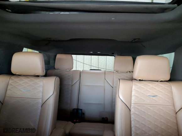 2021 Cadillac Escalade Premium Luxury with VIN 1GYS4CKL6MR263319, listed as a Copart auction lot 80558024 with 40,348 mi miles and Salvage Title. Bid and sale history available at carsss.com. Image 10.