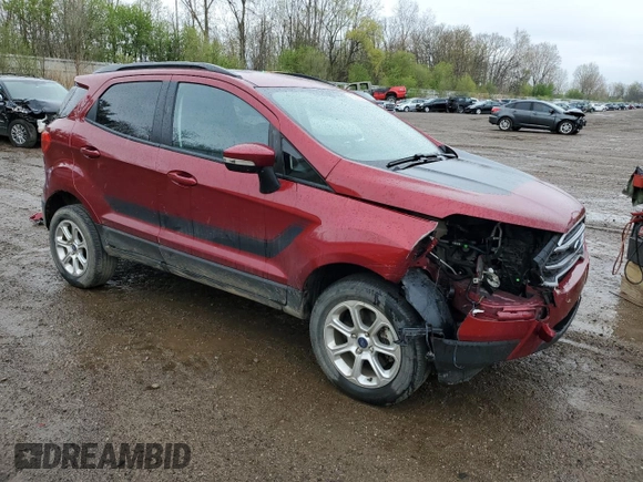 2021 Ford EcoSport SE z VIN MAJ6S3GL4MC397650, wystawiony jako Copart lot #55013075 z przebiegiem 35 714 mil mil oraz Szkoda całkowita • Salvage title. Historia ofert i sprzedaży dostępna na DreamBid. Obrazek 4.