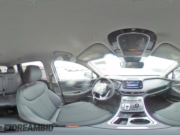 2022 Hyundai Santa Fe SEL with VIN 5NMS24AJ1NH476217, listed as a Copart auction lot 52255645 with 45,179 mi miles and Salvage Title. Bid and sale history available at DreamBid. Image 14.