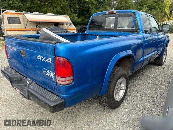 1998 Dodge Dakota SLT with VIN 1B7GG22Y3WS625823, listed as a Copart auction lot 79345634 with 0 mi miles and Clean Title. Bid and sale history available at carsss.com. Image 4.