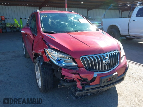 2016 Buick Encore with VIN KL4CJASB9GB607490, listed as a IAAI auction lot 41879376 with 85,643 mi miles. Bid and sale history available at carsss.com. Image 6.