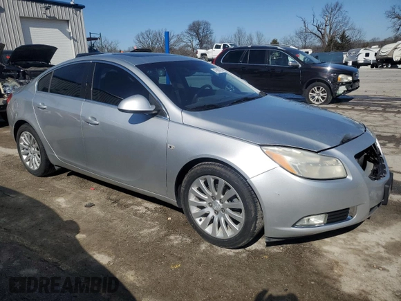 2011 Buick Regal CXL RL4 with VIN 2G4GS5EC2B9177548, listed as a Copart auction lot 47985125 with 170,443 mi miles and Salvage title. Bid and sale history available at DreamBid. Image 4.