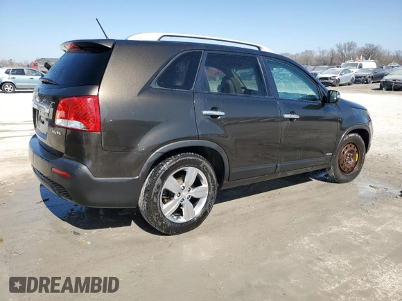 2012 Kia Sorento EX with VIN 5XYKUDA22CG201112, listed as a Copart auction lot 48316305 with 181,177 mi miles and Salvage Title. Bid and sale history available at carsss.com. Image 3.