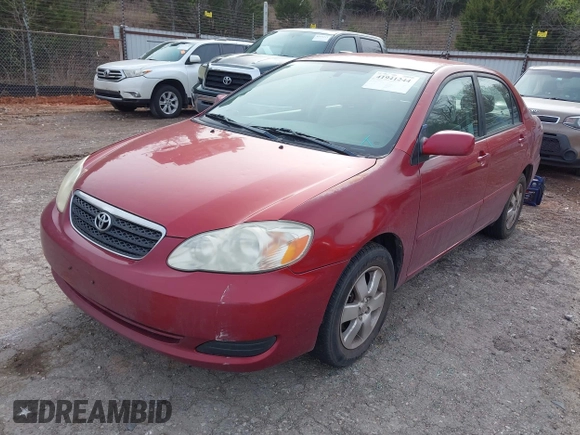 2008 Toyota Corolla CE with VIN 1NXBR32EX8Z981852, listed as a IAAI auction lot 41941244 with 142,898 mi miles and . Bid and sale history available at DreamBid. Image 17.