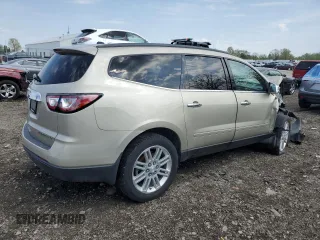 2015 Chevrolet Traverse LT with VIN 1GNKRGKD7FJ137258, listed as a Copart auction lot 55013565 with 106,508 mi miles and Clean Title. Bid and sale history available at carsss.com. Image 3.