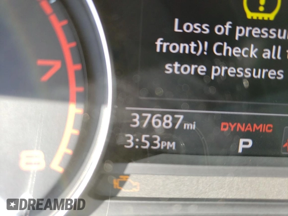 2018 Audi A5 Sportback Premium Plus with VIN WAUENCF58JA104370, listed as a Copart auction lot 70603721 with 37,687 mi miles. Bid and sale history available at carsss.com. Image 8.