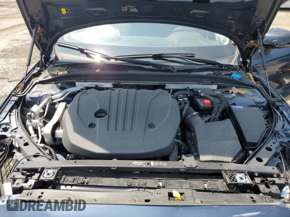 2024 Volvo S60 Plus Dark Theme with VIN 7JRL12TL7RG285605, listed as a Copart auction lot 59494665 with 12,762 mi miles and Salvage title. Bid and sale history available at DreamBid. Image 11.
