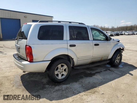 2005 Dodge Durango SLT with VIN 1D4HB48D65F529648, listed as a Copart auction lot 53580385 with 202,086 mi miles and Salvage title. Bid and sale history available at DreamBid. Image 3.