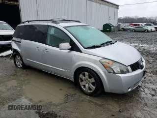 2004 Nissan Quest S with VIN 5N1BV28U84N319910, listed as a Copart auction lot 43429875 with 0 mi miles and Salvage Title. Bid and sale history available at carsss.com. Image 4.