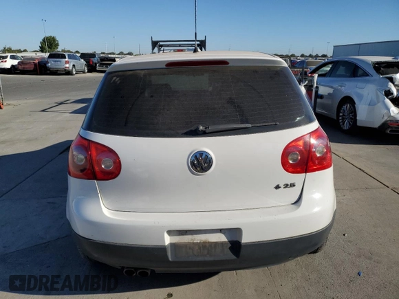 2007 Volkswagen Rabbit with VIN WVWDR71K27W278969, listed as a Copart auction lot 70857904 with 215,423 mi miles and Salvage title. Bid and sale history available at DreamBid. Image 6.